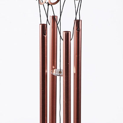 Butterfly Wind Chimes, Colorful Wind Chimes for Outside Creative Painted Metal Wind Chime Decorative Wind Chime for Outdoor Patio Corridors Inside Home Decor Living Room (Purple - Long)