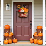 TERESA'S COLLECTIONS Fall Decorations for Outdoor Home, Pumpkin Fall Garden Decor, Autumn Metal Yard Signs Stake Lawn Sunflower for Thanksgiving Decorations, Harvest Outside Patio Party Gifts, 28 in