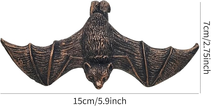 Resin Bat Garden Statues Bat Planter Hanger Flower Pot Hugger Pot Plant Decoration Plant Decorative Figurines for Fairy Garden Fence Yard Patio Outdoor Indoor Ornaments, for Family or Friends Gift