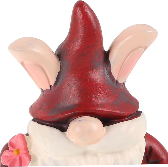 Milisten 4pcs Resin Gnome Garden Statues Weather-Resistant Outdoor Decor for Christmas Joyful Holiday Figurines for Lawn and Garden Decorations for Festive Celebrations