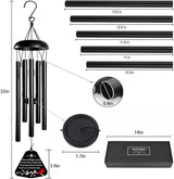 Memorial Wind Chimes,Sympathy Gift for Loss of Mother Father,30inch Sympathy Windchimes for Loss of Loved One,Cardinal Wind Chimes Outdoors Decor