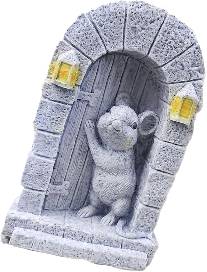 Cartoon Peeking Statue Creative Garden Accent Home Office Resin Art Sculpture Weather Garden Sculpture
