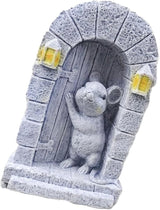 Cartoon Peeking Statue Creative Garden Accent Home Office Resin Art Sculpture Weather Garden Sculpture