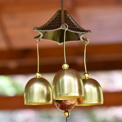 Maydahui Peacock Retro Wind Chime (22 Inch H) Alloy Wind Bell Animal Windchime with S Shaped Hook for Mom Gifts Festival Garden Party Indoor and Outdoor Decor