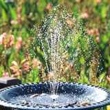 HEERTTOGO 2.8W solar fountain pump, solar powered DIY kit, bird bath solar fountain pump, suitable for bird baths, gardens, ponds, and outdoor solar fountains, portable floating outdoor decorative