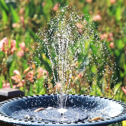 HEERTTOGO 2.8W solar fountain pump, solar powered DIY kit, bird bath solar fountain pump, suitable for bird baths, gardens, ponds, and outdoor solar fountains, portable floating outdoor decorative