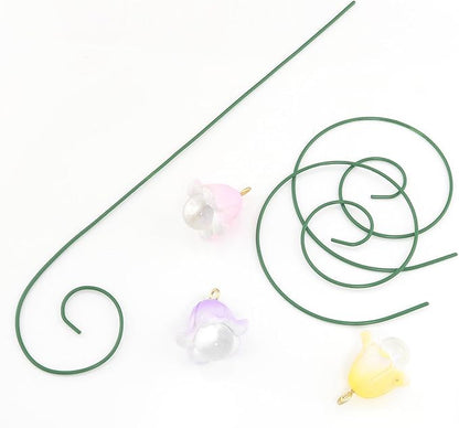 3PCS Fairy Garden Miniatures Fairy Garden Accessories Flower Set Mini Garden Micro Landscape Ornaments Lily Miniature Glow in The Dark Flower Pick Stand Set Fairy Garden Dollhouse Accessory