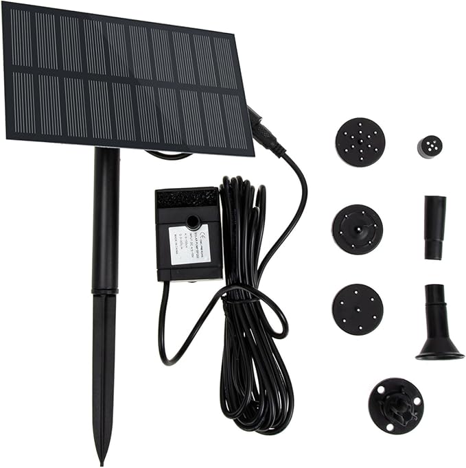 Levemolo 1set Professional Fountain Pump for Bird Bath Floating Pump for Gardens and Pools Efficient Creative Design and Low Noise