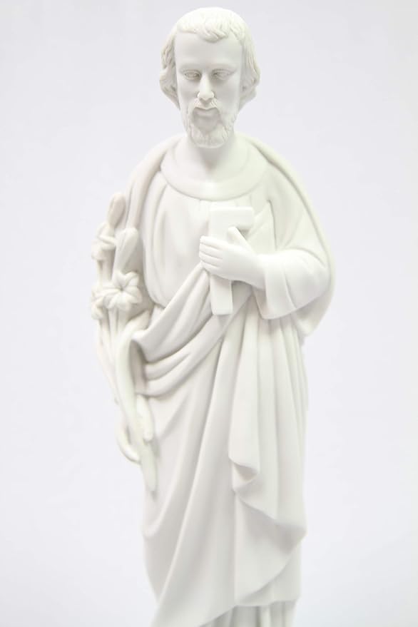 Vittoria Collection 16 Inch Saint St. Joseph The Worker Statue Sculpture Figurine Made in Italy Indoor Outdoor Garden