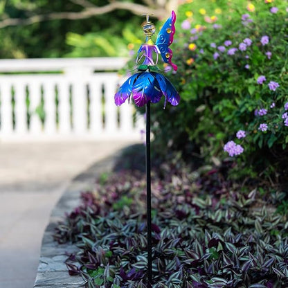 Wind Spinner Outdoor,Waterproof Garden Windmill Spinners,Kinetic Metal Sculpture for Outdoor Yard Lawn Patio Decorations