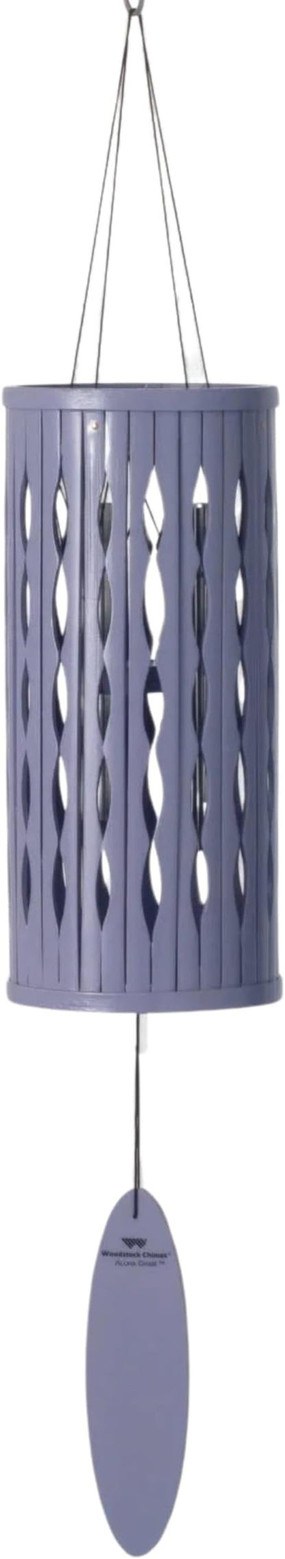 Woodstock Wind Chimes for Outside, Aloha Chime 28", Lavender Mist Windchime, Outdoor Patio and Garden Décor for Front Porch Decorative Wind Chime (ACLM)