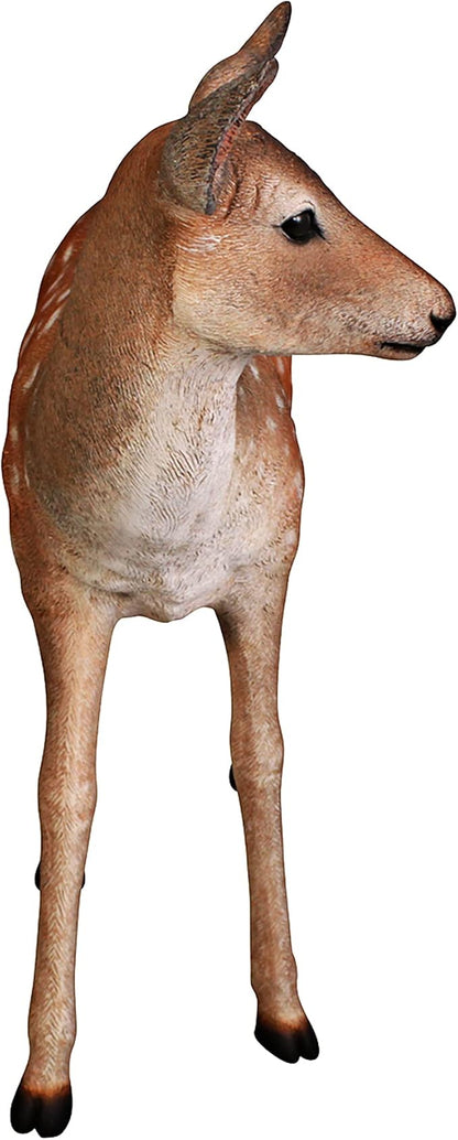 Design Toscano Spotted Deer, Forest Fawn Sculpture