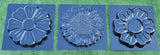 Concrete Mold DIY Sold 1 Mold Flower Stepping Stone Concrete Cement Mould Garden Path Floral Style (S53+S54+S55)
