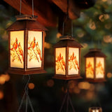 Cardinal Wind Chime Outdoor Solar Energy, Gifts for Women, Mothers, Grandmothers and Fathers, Garden Outdoor Decoration, Christmas, Mother's Day, Thanksgiving and Birthday Gifts