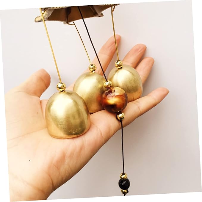 balacoo 2pcs Unique Outdoor Wind Chimes Bell Metal Alloy Garden Decor Wind Chime Home