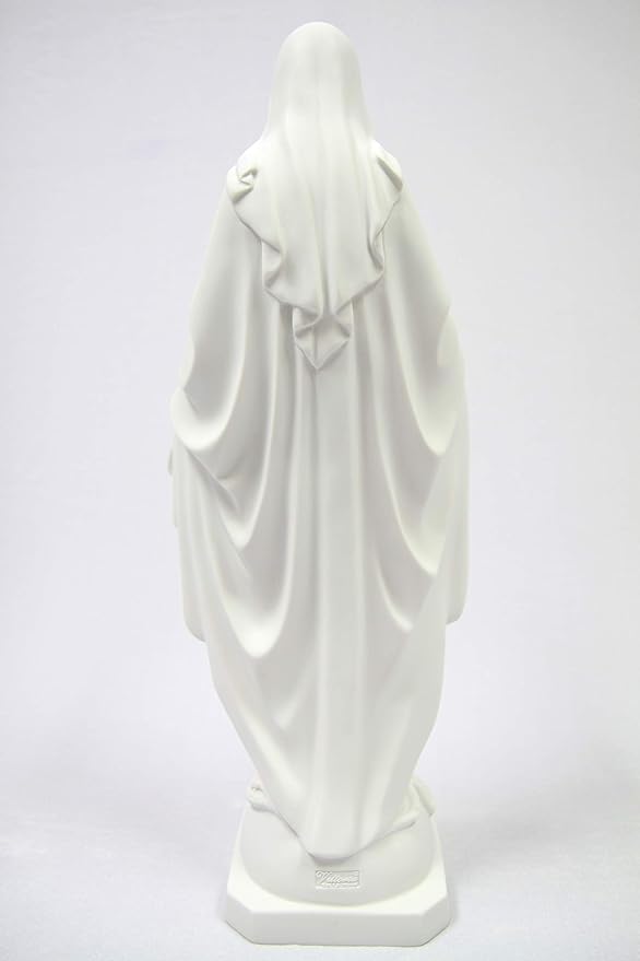 Vittoria Collection 19 Inch Our Lady of Grace Italian Statue Sculpture Figurine Made in Italy Indoor Outdoor Garden