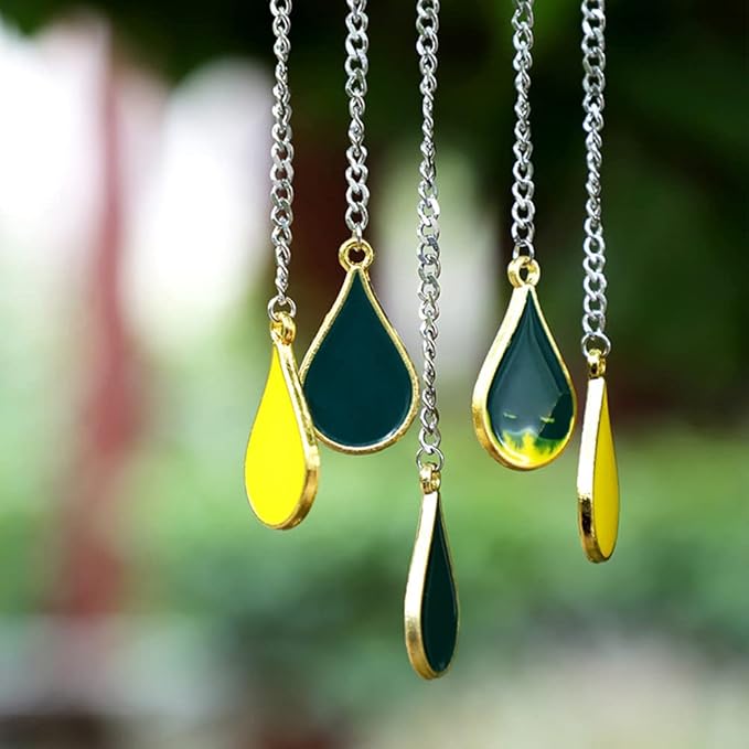 Sunflower Wind Chimes Ornaments, Small Beautiful Dripping Sunflower Pendant Wind Chimes, Window Hanging Panel Decoration for Home Panel Patio Porch Garden Backyard Decor(Color:Pendant)