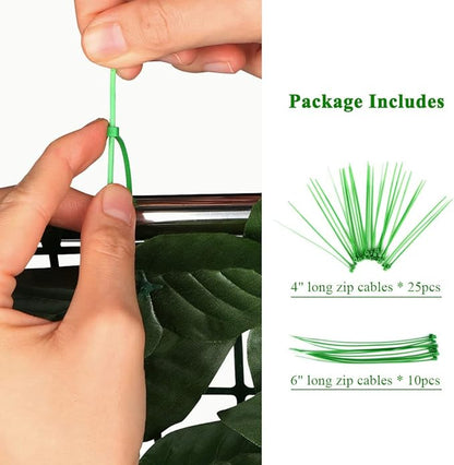 iCover 2PK 39 * 98in Artificial Ivy Privacy Fence Screen Cover, Highly Dense Leaves Wtih Strengthened Joint Prevent Leave Falling Off, Faux Hedge Panels Greenery Vines, Decorative Fences
