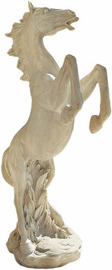 Design Toscano JE111291 Majestic Mustang Horse Statue,ancient ivory