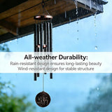 Wind Chimes for Outside, Vintage Deer Deep Tone Wind Chime Outdoor Clearance, Patio Porch Balcony Decoration, Garden Hanging Decor for Women Mom Grandma (32" Deer)