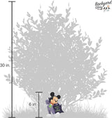 Disney Mickey Mouse Trick or Treat Halloween Outdoor Garden Statue, 6 inches Tall, Officially Licensed Disney Product