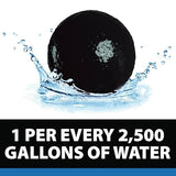 CrystalClear PondShock Ball, Natural Enzymes & Live Bacteria, Freshwater Clarifier Shock Treatment, Muck & Sludge Remover for Small Pond & Outdoor Water Garden Ponds, Koi Fish & Aquatic Plants Safe