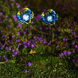 Outdoor Garden Solar Lights,Crab Outdoor Figurine Lights with Stakes,Waterproof Decorative Solar Decor for Patio,Yard,Lawn,Decorative Garden Stakes Present for Mom Women