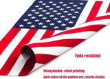 2 PACK Freefy American Garden Flag 12 x 18 Inch,Patriotic Double Sided Polyester Printed Flag,USA ResidentialYard|Garden Decor,American Flag Garden Flag