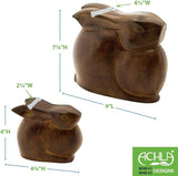 Achla Designs Moon Bunny Garden Statue, Small