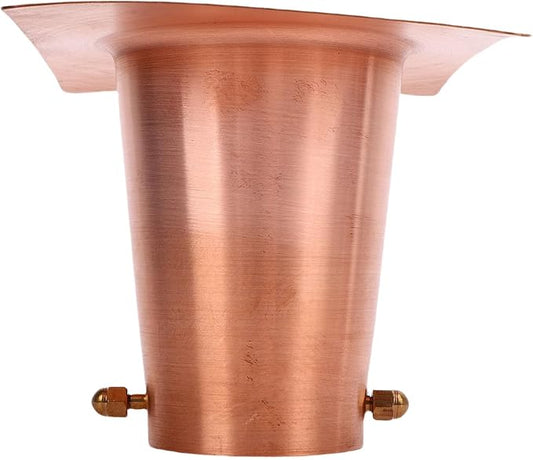 Fabater Rain Chain Gutter Adapter, Copper Rain Chains for Gutters Easy Installation Pure Copper Construction, Chain Installation Adapter with Brass Fastener for Outdoor Gutters