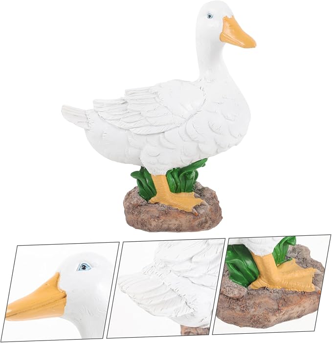 Resin Ornament Floating Statue Garden Decor Outdoor Realistic Faux Sculpture