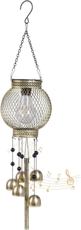 Solar Chimes Outdoor Waterproof,Hanging Solar Lantern Windchimes Outdoors or as a Commemorative Wind Chime. It is Applicable for Decoration on Balconies, porches, and courtyards