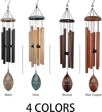 ASTARIN Personalized Happy Retirement Gift, Custom Name Retirement Wind Chimes for Women Men, 35" Large Deep Tone Wind Chime Retire Gifts for Teacher Co-Workers Boss(Produced in USA)