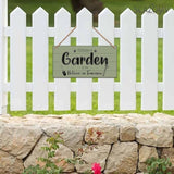 SCAZOMV Garden Sign Decor To Plant A Garden Is To Believe In Tomorrow Funny Outdoor Decorative For Garden Patio Farmhouse Potting Shed She Shed Personalized Wooden Hanging Plaque 5"X 10"