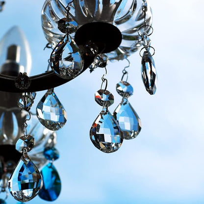 12pcs Crystal Suncatchers, Hanging Crystals Chandelier Prisms for Windows, Rainbow Maker Home Decoration