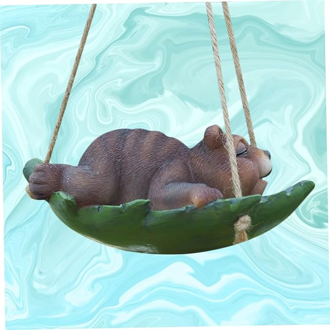 SUPVOX Animal Figurine Resin Decoration Garden Landscape Statue Bird Garden Adornment Resin Craft for Outdoor Decor