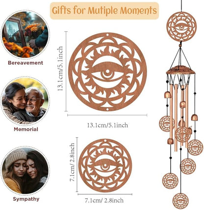 Wind Chimes Clearance for Outside Garden Wind Chime Outdoor for Women Men Metal Windchimes for Outdoors, Indoors, Patio, Garden, Yard, Home Decor