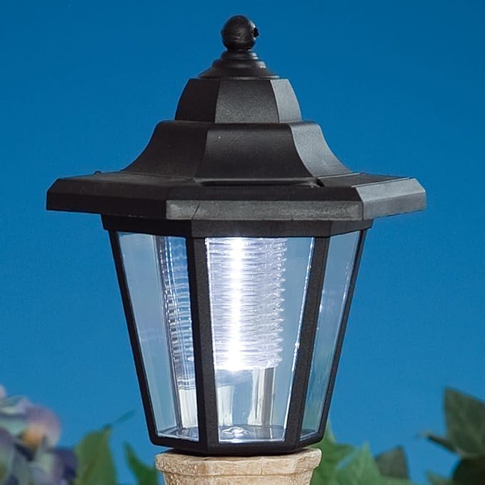 Bits and Pieces - Solar Dog Lantern-Solar Powered Garden Lantern - Resin Dog Sculpture with LED Light (Westie)