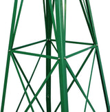HomGarden 8' Ornametal Windmill Garden Yard Decoration Metal Wind Mill Weather Vane Weather Resistant for Home, Backyard, Patio