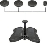 Solar Fountain Bird Bath Fountain Pump,Water Fountain Outdoor Garden,Free Standing Floating Solar Powered Water Fountain Pump for Bird Bath, Garden, Pond, Pool, Outdoor﻿