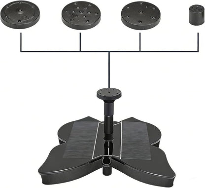 Solar Fountain Bird Bath Fountain Pump,Water Fountain Outdoor Garden,Free Standing Floating Solar Powered Water Fountain Pump for Bird Bath, Garden, Pond, Pool, Outdoor﻿
