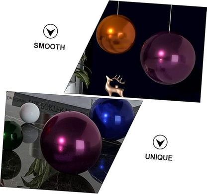 Stainless Steel Reflective Gazing Globe Shiny Mirror Finish Garden Decor Weather Resistant Metal Sphere for Outdoor Ornamentation and Patio Accents