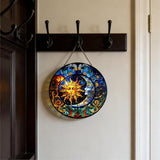 Stained Glass Window Hanging,suncatcher Stained Glass kit,Stained Glass Ornament, Garden suncatchers for Windows Hanging,Window Decor or Indoor,Gifts for Women, Lovers, Couple, Friends