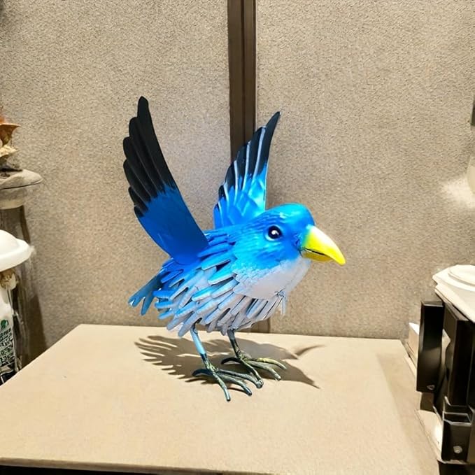 Metal Bird Abstract Art Ornaments are Seasonal Ornaments Suitable for Garden and Home Decoration, Indoor Furniture Decoration, Outdoor Home Forest Garden Decoration
