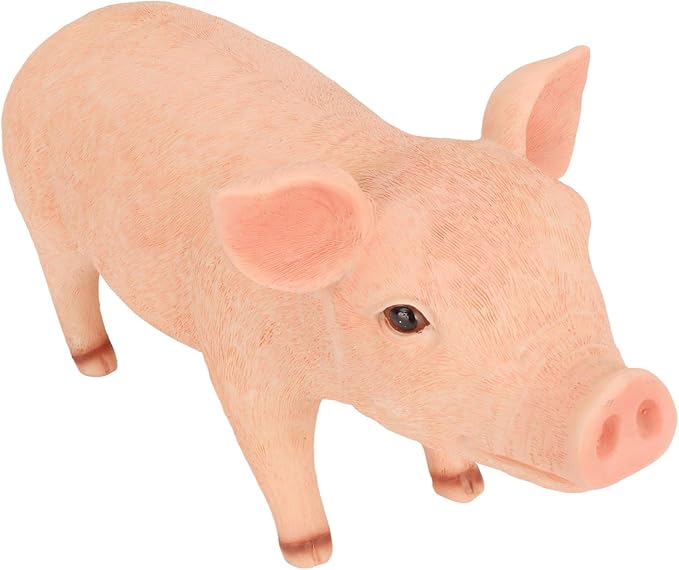 Cute Lifelike Statue, Durably Weatherproof resins, Ideal Decor for Garden Patio Backyard, Hand Painted Face, Standing