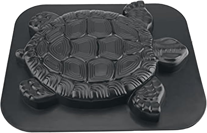 Concrete Molds DIY Unique Turtle Shape Stepping Stone Molds Reusable Personalized Garden Decor Tortoise Pavement Mold for Crafting Statue, Pathway, Stepping Stones