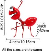 Cruis Cuka Metal Yard Art Garden Decor for Outside Cute Ants Yard Decorations Outdoor Lawn Ornaments Backyard Gifts for Mom - Set of 6