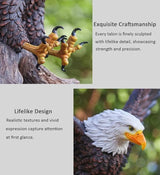 Huge Eagle Statue - 24.4 Inch Outdoor Eagle Statue for Garden, Outside,Yard Decoration