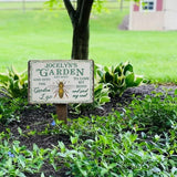 Customize Metal Signs with Name Garden Sign Personalized Waterproof Vintage Decorative Metal Print for Wall Decor Home Garden Ideas Gifts Made in USA
