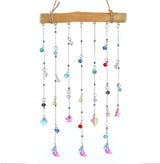 H&D HYALINE & DORA Crystal Sun Catcher Crystal Wind Chimes for Outside Rainbow Maker Suncatchers for Window Hanging Garden Home Decor